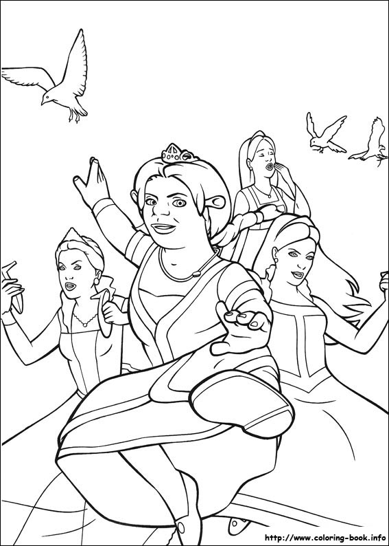 Shrek the Third coloring picture